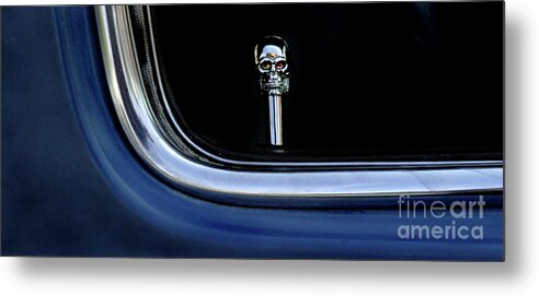 Classic Car Metal Print featuring the photograph Route 66 Classic Car Detail 1 by Bob Christopher