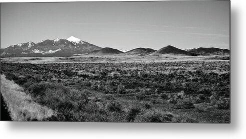 Landscape Metal Print featuring the photograph San Francisco Peaks by Gilbert Artiaga
