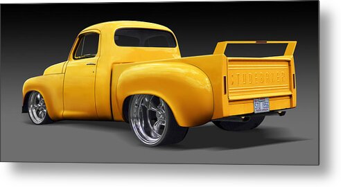 Transportation Metal Print featuring the photograph Studebaker Truck by Mike McGlothlen