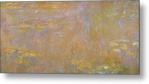 Monet Metal Print featuring the painting Waterlilies by Claude Monet