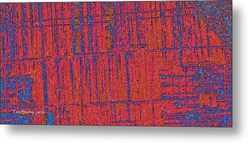 Barn Abstract Metal Print featuring the photograph Barn Abstract by Tom Janca