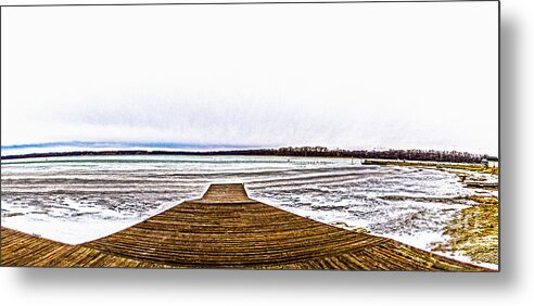 Winter Metal Print featuring the photograph Cayuga Winter by William Norton