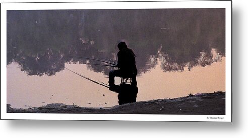 China Metal Print featuring the photograph Fishing by R Thomas Berner