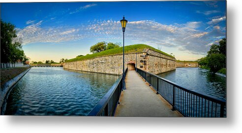 Fort Monroe Metal Print featuring the photograph Fort Monroe by T Cairns