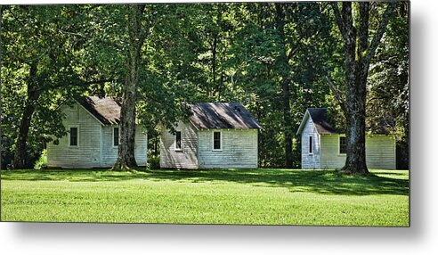 Greg Jackson Metal Print featuring the photograph Historic Cottages - Mammoth Cave National Park - Kentucky by Greg Jackson