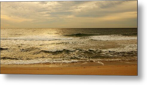 Jersey Shore Metal Print featuring the photograph Morning On The Beach - Jersey Shore by Angie Tirado