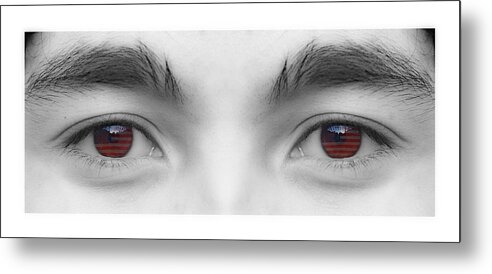 Eyes Metal Print featuring the photograph My Son's EYEs by James BO Insogna