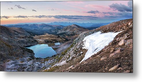 2016 Metal Print featuring the photograph On the top of the Beartooth Highway by Alex Mironyuk