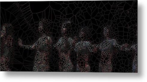 Vorotrans Metal Print featuring the digital art Sequence by Stephane Poirier