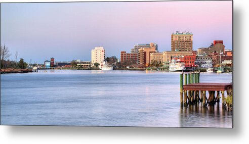 Wilmington Nc Metal Print featuring the photograph The Wilmington Skyline by JC Findley