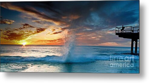 Indian Ocean Metal Print featuring the photograph Upon Day's End by Kym Clarke