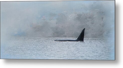 Whale Metal Print featuring the photograph Upon the Blue Sea by Marilyn Wilson