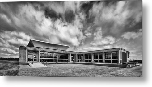 Outer Banks Metal Print featuring the photograph Wright Brothers Visitor Center 5278 by Dan Beauvais