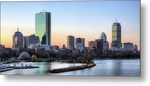 Boston Metal Print featuring the photograph Back Bay Sunrise by JC Findley