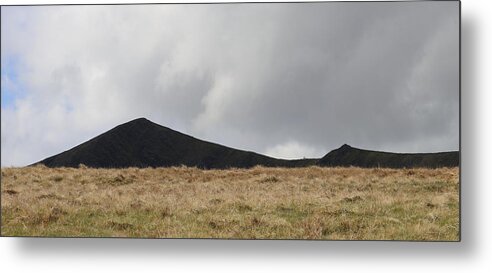 Mountain Metal Print featuring the photograph Black Clouds and Black Mountains by Lukasz Ryszka