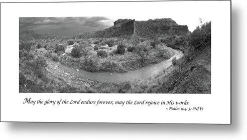 Richard E. Porter Metal Print featuring the photograph Drought Buster-104th Psalm by Richard Porter