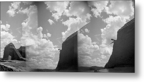 Pecos Metal Print featuring the photograph Holga triptych 3 by Catherine Sobredo
