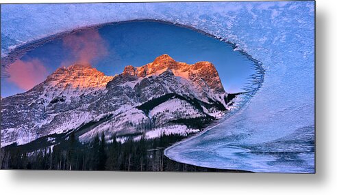 Canada Metal Print featuring the photograph Ice Frame by Mei Xu