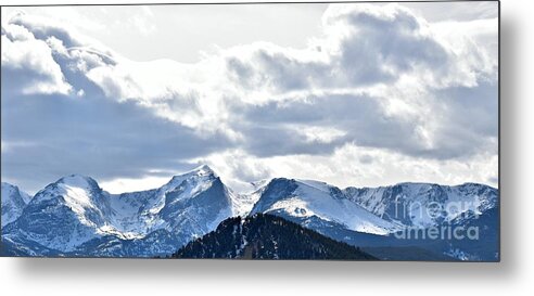 Rocky Mountains Metal Print featuring the photograph Rocky Mountain Peaks by Dorrene BrownButterfield