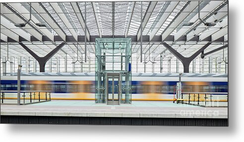 Rotterdam Metal Print featuring the photograph Rotterdam Central Station II by David Bleeker