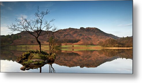 Tranquility Metal Print featuring the photograph Rydal Water In The Lake District by Michael Roberts