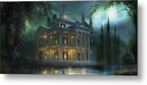Spirits Of New Orleans Metal Print featuring the painting Spirits Of New Orleans by Joel Christopher Payne