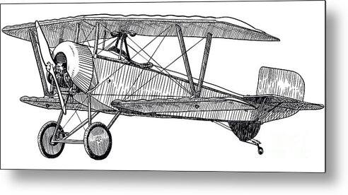 Vector Drawing Of A Biplane On White Background High-Res Vector Graphic -  Getty Images