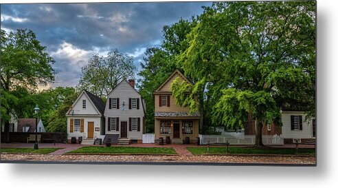 Colonial Williamsburg Metal Print featuring the photograph May on the Duke of Gloucester Street #1 by Rachel Morrison