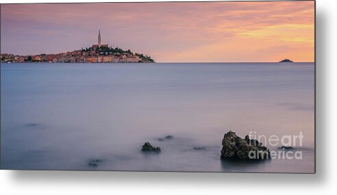 Rovinj Metal Print featuring the photograph Rovinj is a city on the Istrian peninsula, Croatia #8 by Henk Meijer Photography
