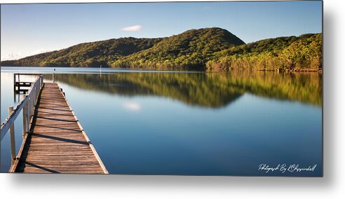 Wallis Lakes Forster Metal Print featuring the digital art Beautiful Wallis Lakes 9797 by Kevin Chippindall