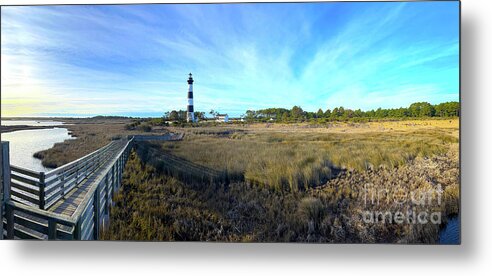 Bodie Island Lighthouse Metal Print featuring the photograph Bodie Island Lighthouse Outer Banks NC 4254 by Jack Schultz