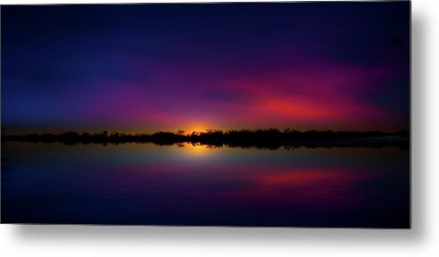 Sunset Metal Print featuring the photograph Cold Front Sunset by Mark Andrew Thomas