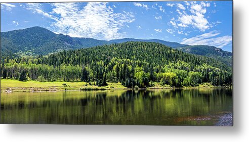 Colorado Metal Print featuring the photograph Lake Isabel Colorado Panorama by Debra Martz