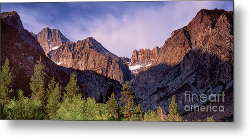 Dave Welling Metal Print featuring the photograph Panoramic View Middle Palisades Glacier Eastern Sierra by Dave Welling