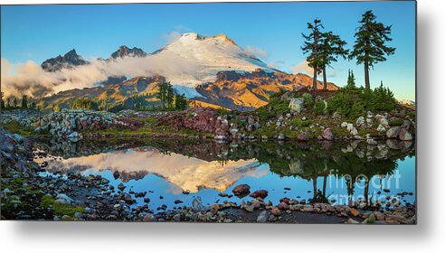 America Metal Print featuring the photograph Park Butte Panorama by Inge Johnsson