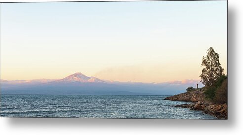 Etna Metal Print featuring the photograph Sea view by Mirko Chessari