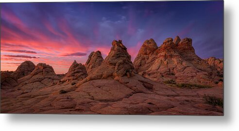 Vermilion Wilderness Metal Print featuring the photograph Teepees by Peter Boehringer