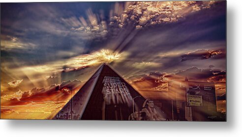  Metal Print featuring the photograph The Las Vegas Strip by Michael W Rogers