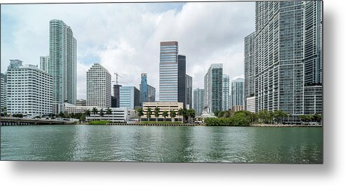 Photography Metal Print featuring the photograph Skyscrapers At The Waterfront #28 by Panoramic Images