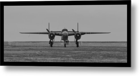 North American Bomber Metal Print featuring the photograph B25 Mitchell by Maj Seda