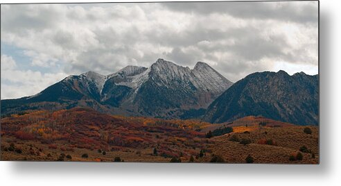 Aspen Metal Print featuring the photograph Chair Mountain by Eric Rundle