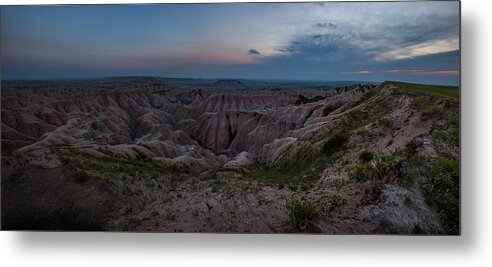 Badlands Metal Print featuring the photograph Edge of the World by Aaron J Groen