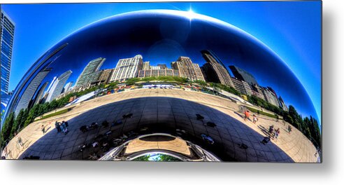 Cloud Gate Metal Print featuring the photograph The Cloud Gate by Jonny D