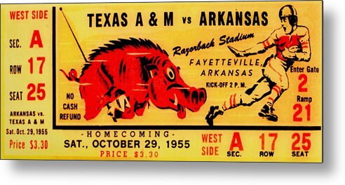 Arkansas Metal Print featuring the photograph The Old Southwest Conference by Benjamin Yeager