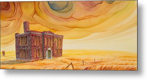 Great Plains Metal Print featuring the painting Venanda by Scott Kirby