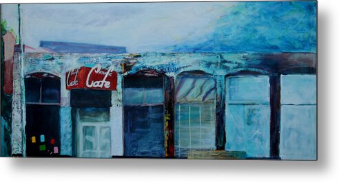 Atomic Metal Print featuring the painting Atomic Cafe by Richard Willson