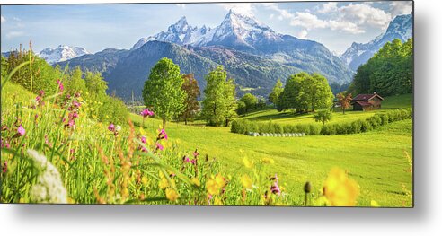 Alpen Metal Print featuring the photograph Blooming Bavaria by JR Photography