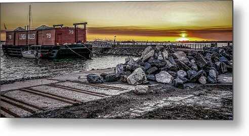 Brooklyn Metal Print featuring the photograph Brooklyn Waterfront Sunset by Jeffrey Friedkin