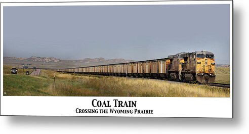 Train Metal Print featuring the photograph Coal Train by John Meader