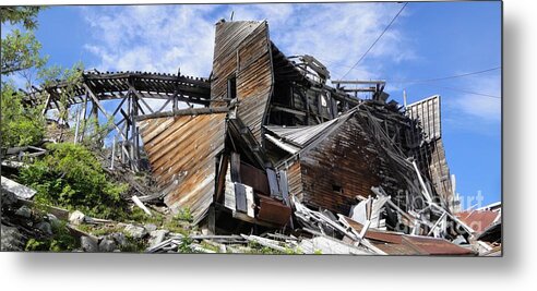 Gold Mine Metal Print featuring the photograph Once There Was Gold by Ronald Bissett